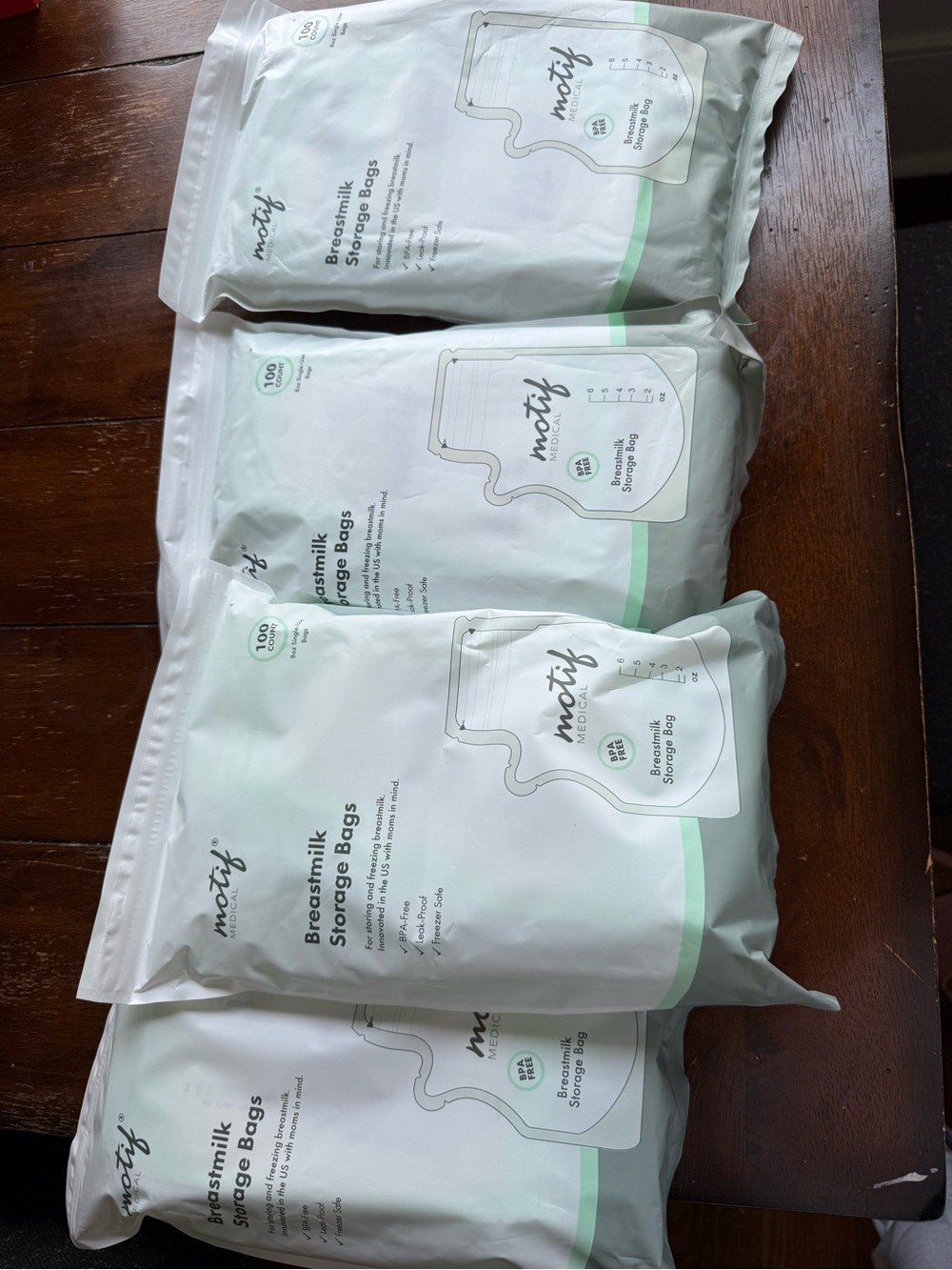Brand New 400 counts Breastmilk Storage Bags